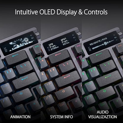ASUS ROG Azoth Wireless Custom Gaming Keyboard Benefits
