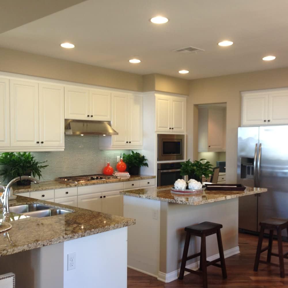 Energy Efficient LED Downlight Retrofit Kit with Adjustable Trim