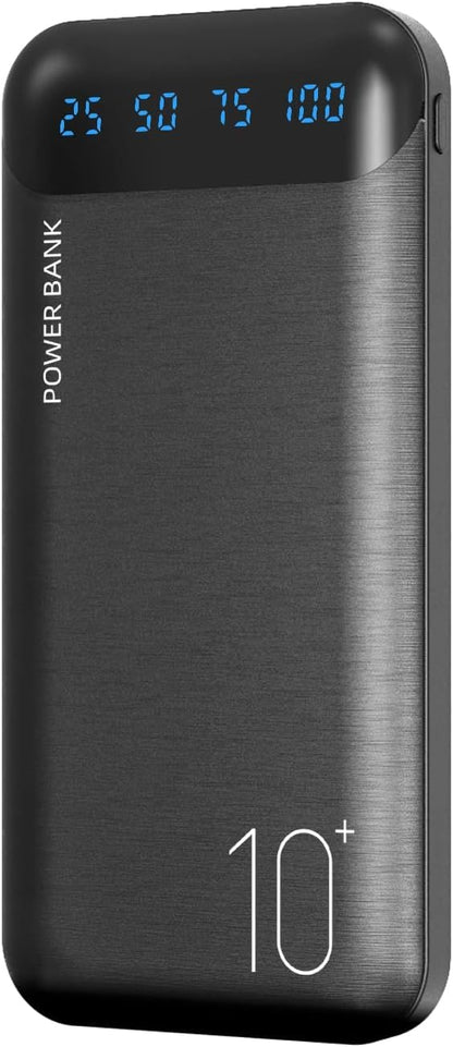 Power Bank 10000mAh Portable Charger Slim Battery Pack USB C