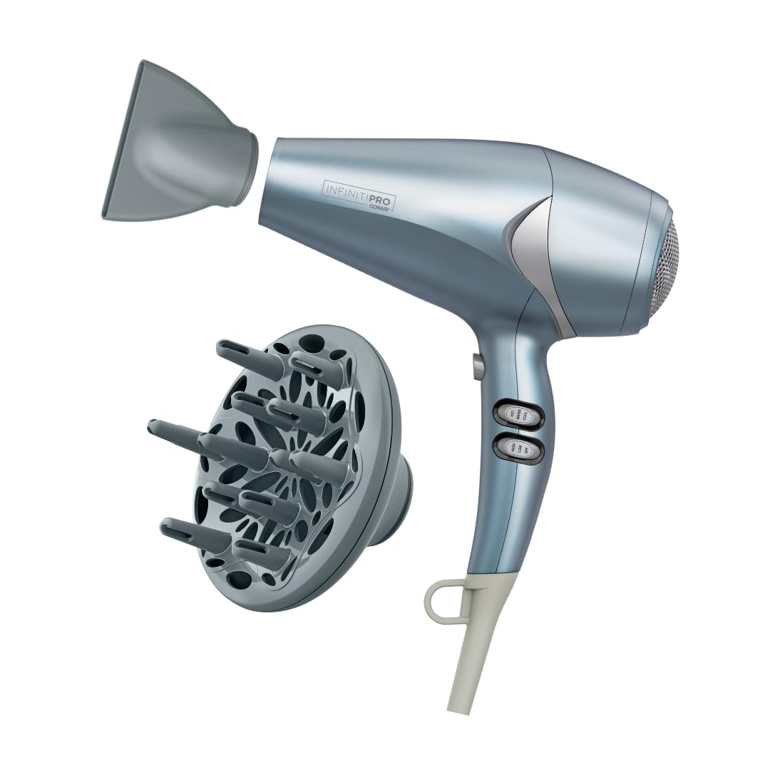 InfinitiPRO Hair Dryer With Diffuser For Faster Drying