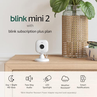 Blink Mini 2 Home Security Camera with Color Night Vision