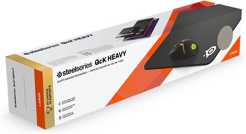 SteelSeries QcK Edge Gaming Mouse Pad Durable Smooth Surface