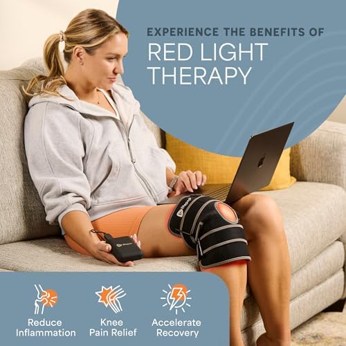 Portable Red Light Therapy Knee Brace for Pain Relief