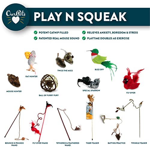 Interactive Cat Toys with Realistic Bird Sounds