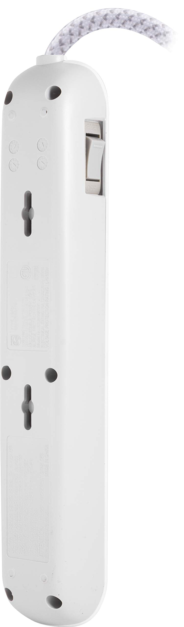 Philips Power Strip Surge Protector With Braided Cord