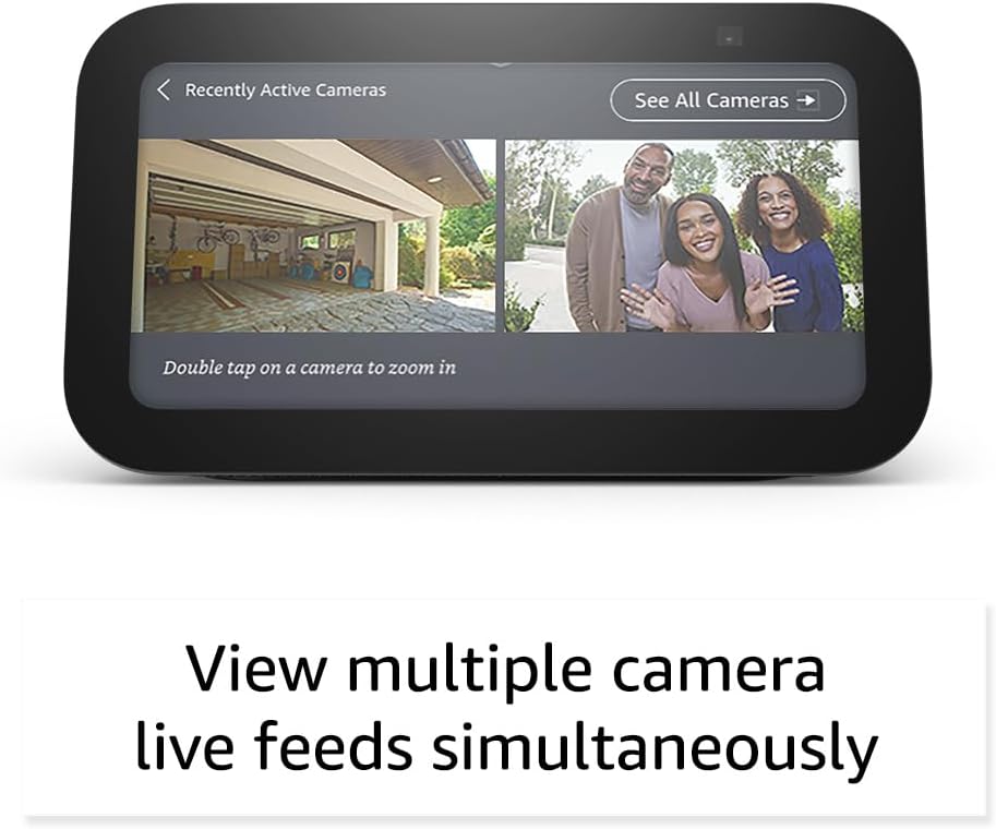 Echo Show 5 Smart Display With Clearer Sound Glacier White