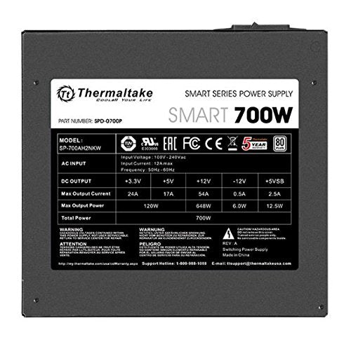 Thermaltake Smart 500W Power Supply with Quiet Fan