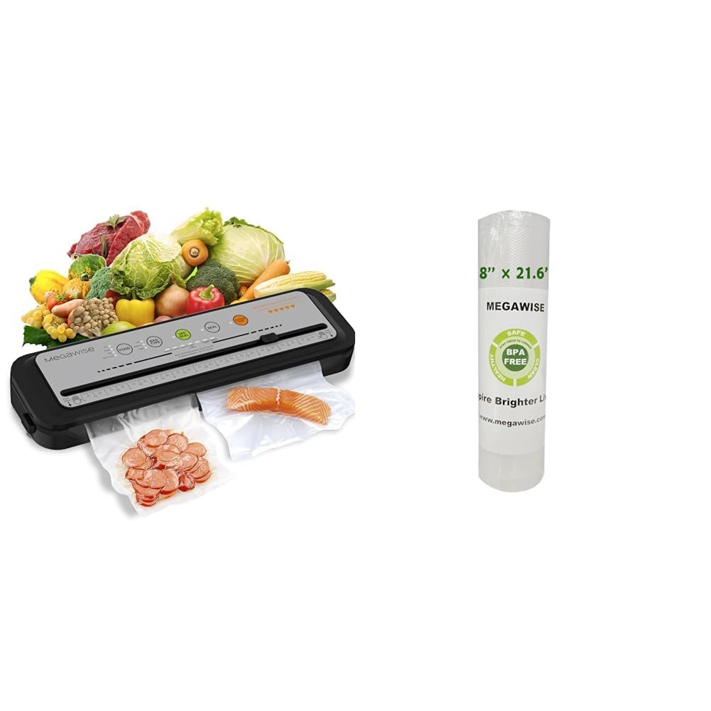 MegaWise Vacuum Sealer Machine With 80kPa Suction Power