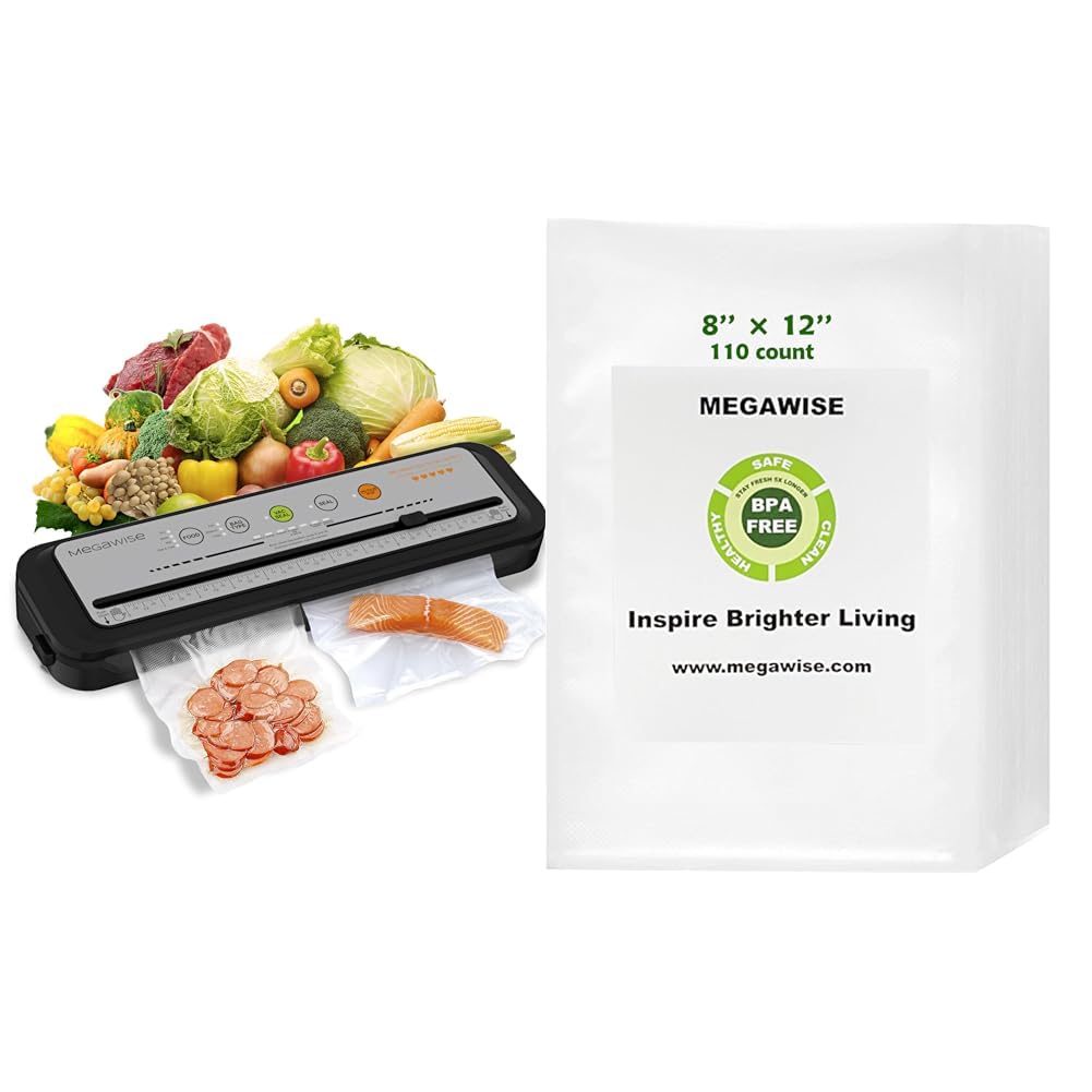 MegaWise Vacuum Sealer Machine With 80kPa Suction Power