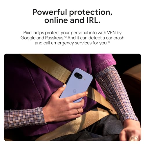 Pixel 9a Unlocked Android Smartphone With AI Photo Editing