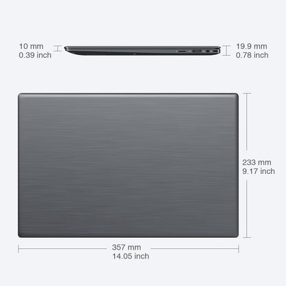 Windows 11 Laptop 12GB DDR5 1TB SSD 15.6 FHD Display Gray