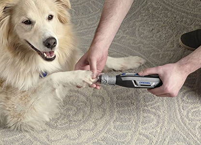 Cordless Pet Nail Grinder with Safe Grooming Kit