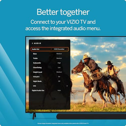 VIZIO 5.1 Surround Soundbar with Immersive Dolby Atmos
