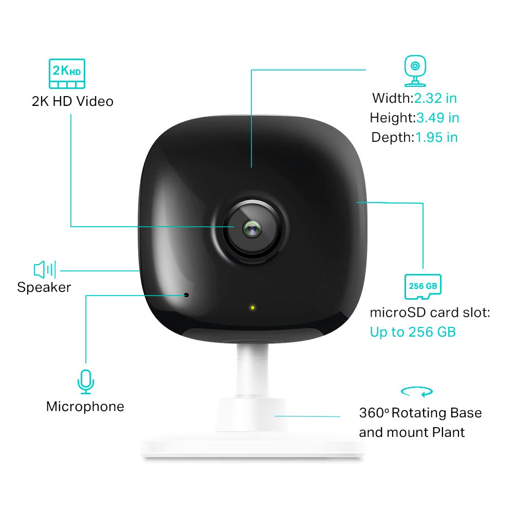 Kasa Smart Security Camera with Night Vision and Two Way Audio
