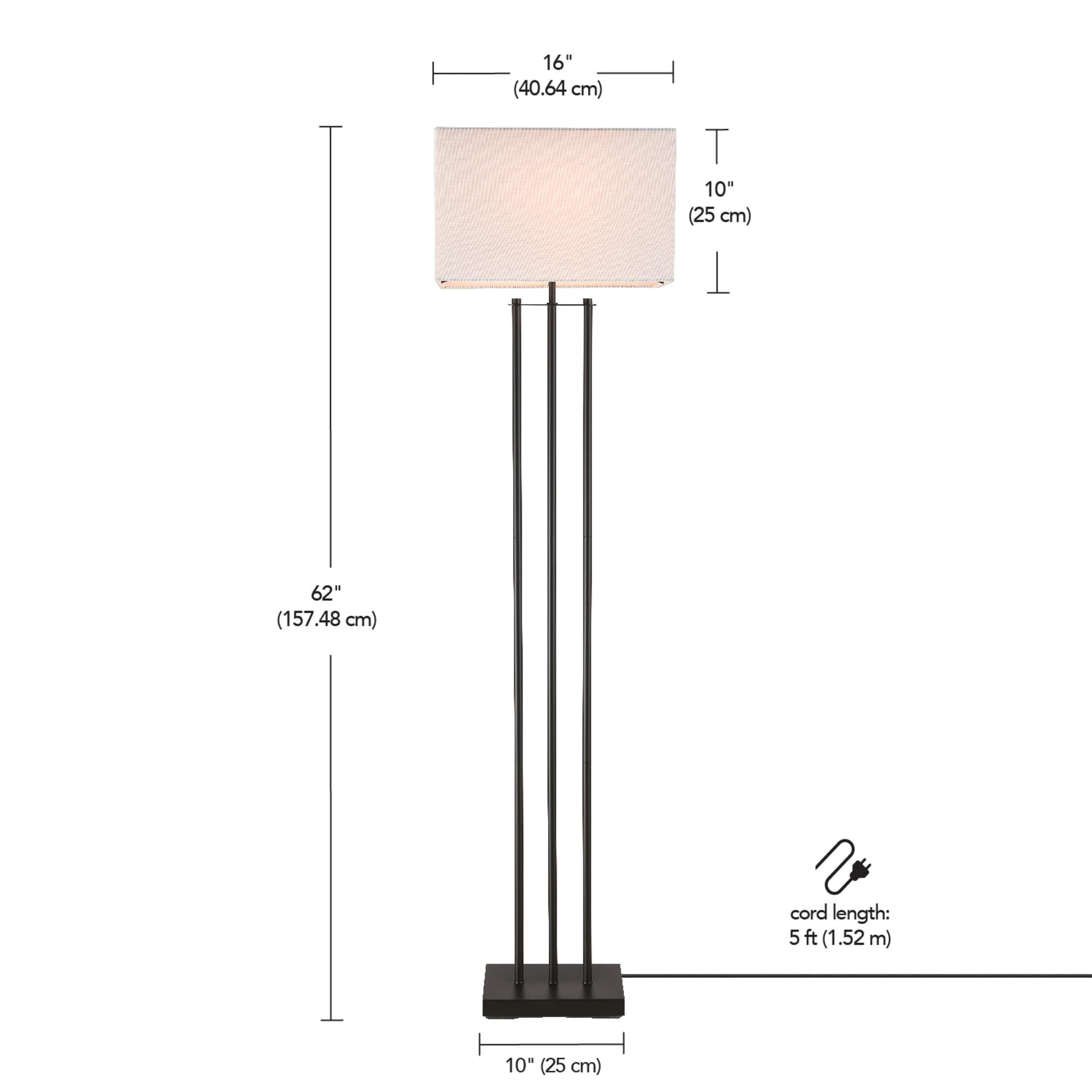 Modern 62 Inch Floor Lamp with Minimalist Design