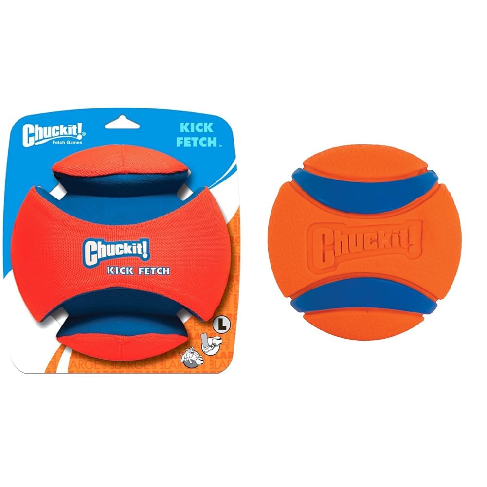 Chuckit Max Glow Kick Fetch Ball for Dogs