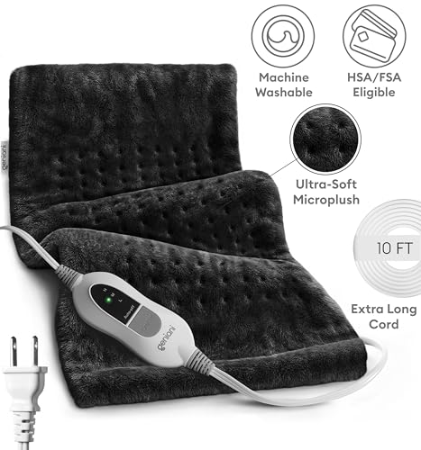 Geniani Large Electric Heating Pad for Pain Relief