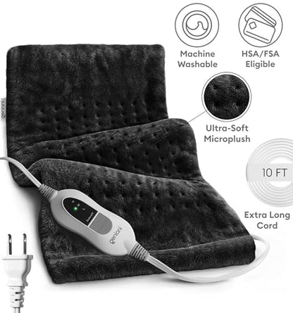 Geniani Large Electric Heating Pad for Pain Relief