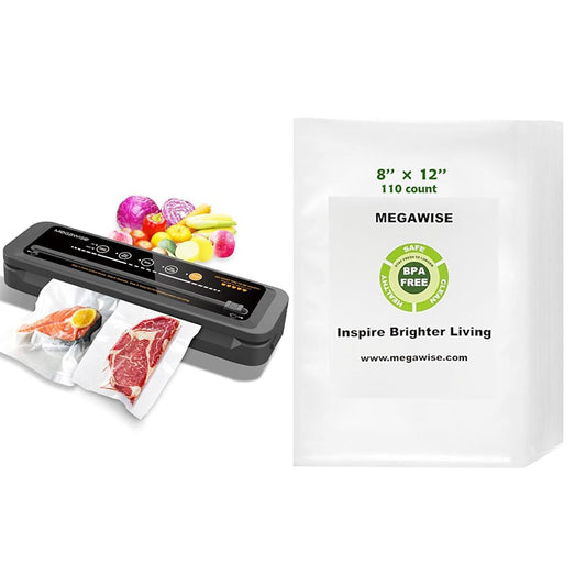 MegaWise Vacuum Sealer Machine With 80kPa Suction Power