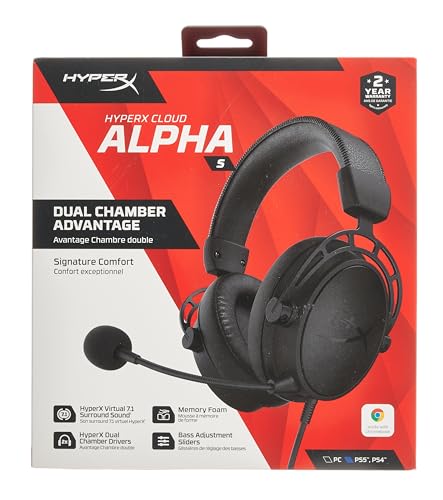 HyperX Cloud Alpha Gaming Headset with Legendary Comfort
