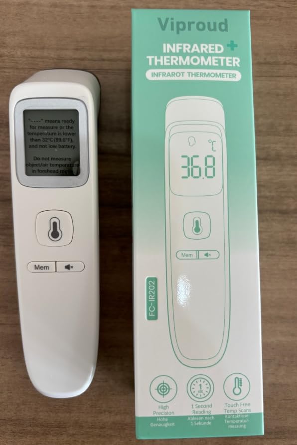 No Touch Digital Thermometer with Fever Alarm for Home Use