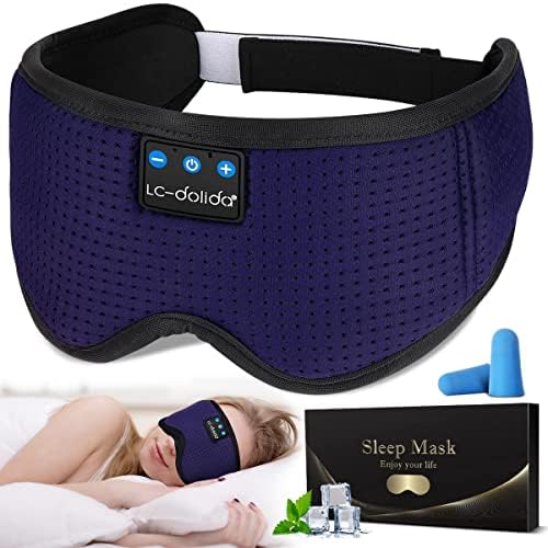 Sleep Headphones Bluetooth Eye Mask for Side Sleepers