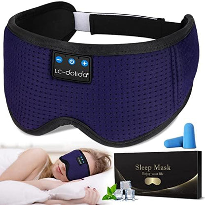Sleep Headphones Bluetooth Eye Mask for Side Sleepers