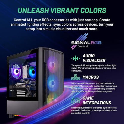 Skytech Nebula Gaming Desktop RTX 3050 Fast Performance