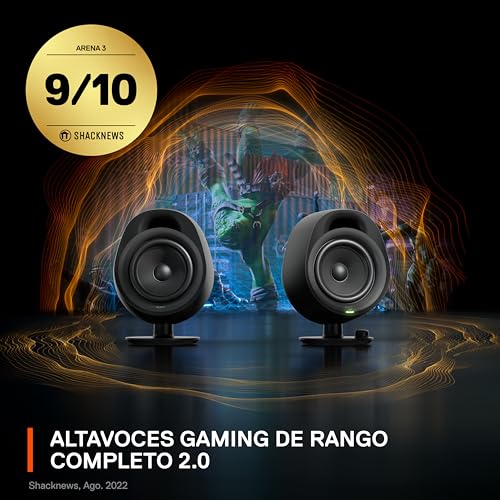 SteelSeries Arena 3 Gaming Speakers with Immersive Audio