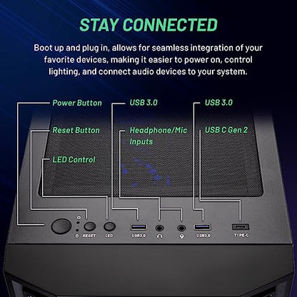 Skytech Nebula Gaming Desktop RTX 3050 Fast Performance
