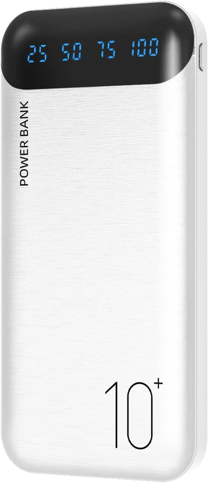 Power Bank 10000mAh Portable Charger Slim Battery Pack USB C