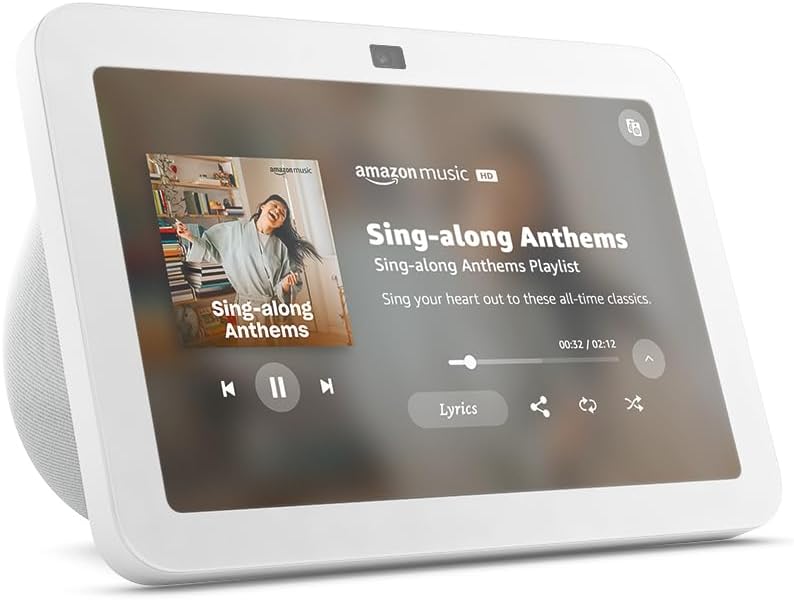 Echo Show 8 With Spatial Audio Smart Home Hub Charcoal