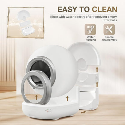 Self Cleaning Automatic Cat Litter Box with App Control