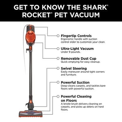 Shark Rocket Ultra Lightweight Corded Vacuum for Easy Cleaning