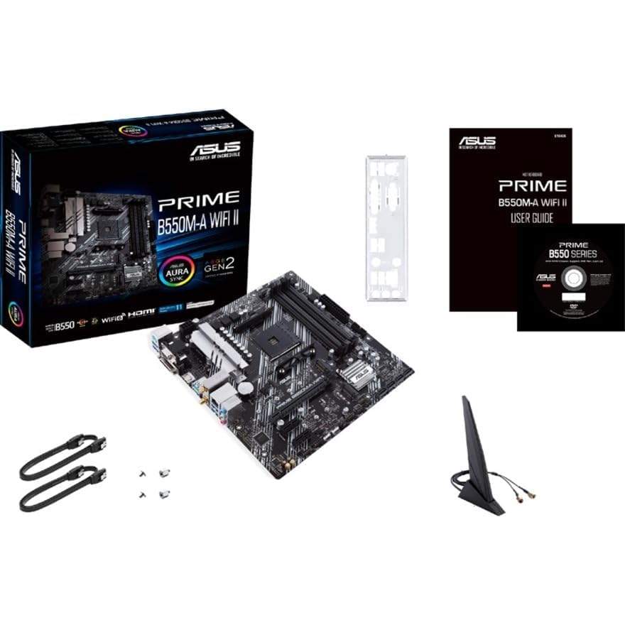 ASUS Prime B550M-A WiFi II Motherboard with PCIe 4.0