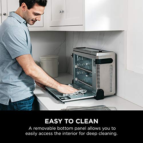 Ninja Flip Toaster Oven and Air Fryer Space Saving Design