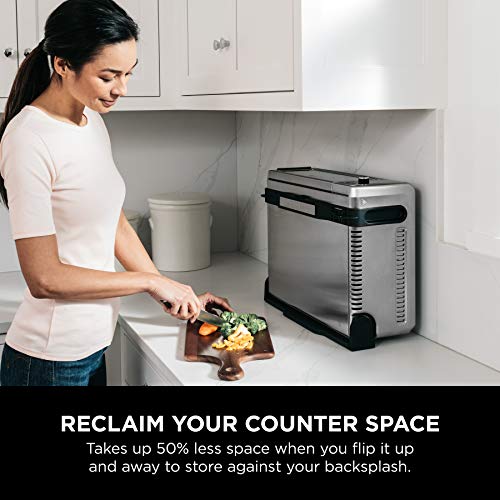 Ninja Flip Toaster Oven and Air Fryer Space Saving Design