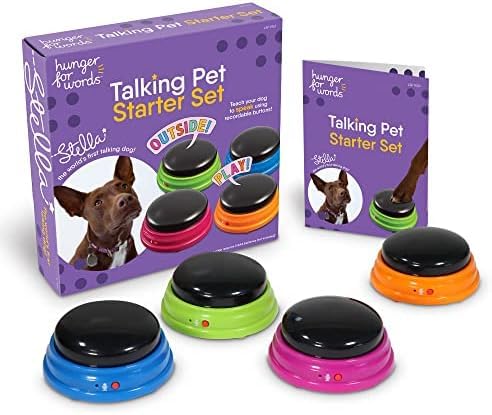 Talking Buttons Starter Set for Dog Communication