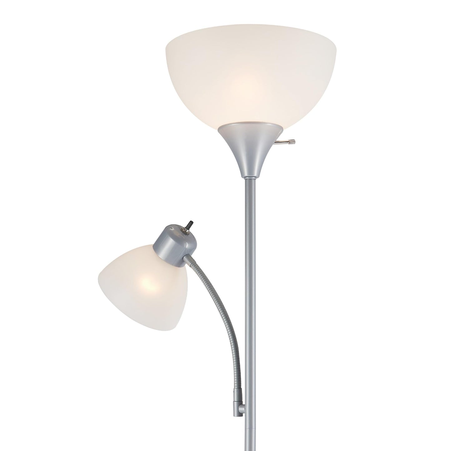 Globe Electric Delilah Floor Lamp with Adjustable Reading Light