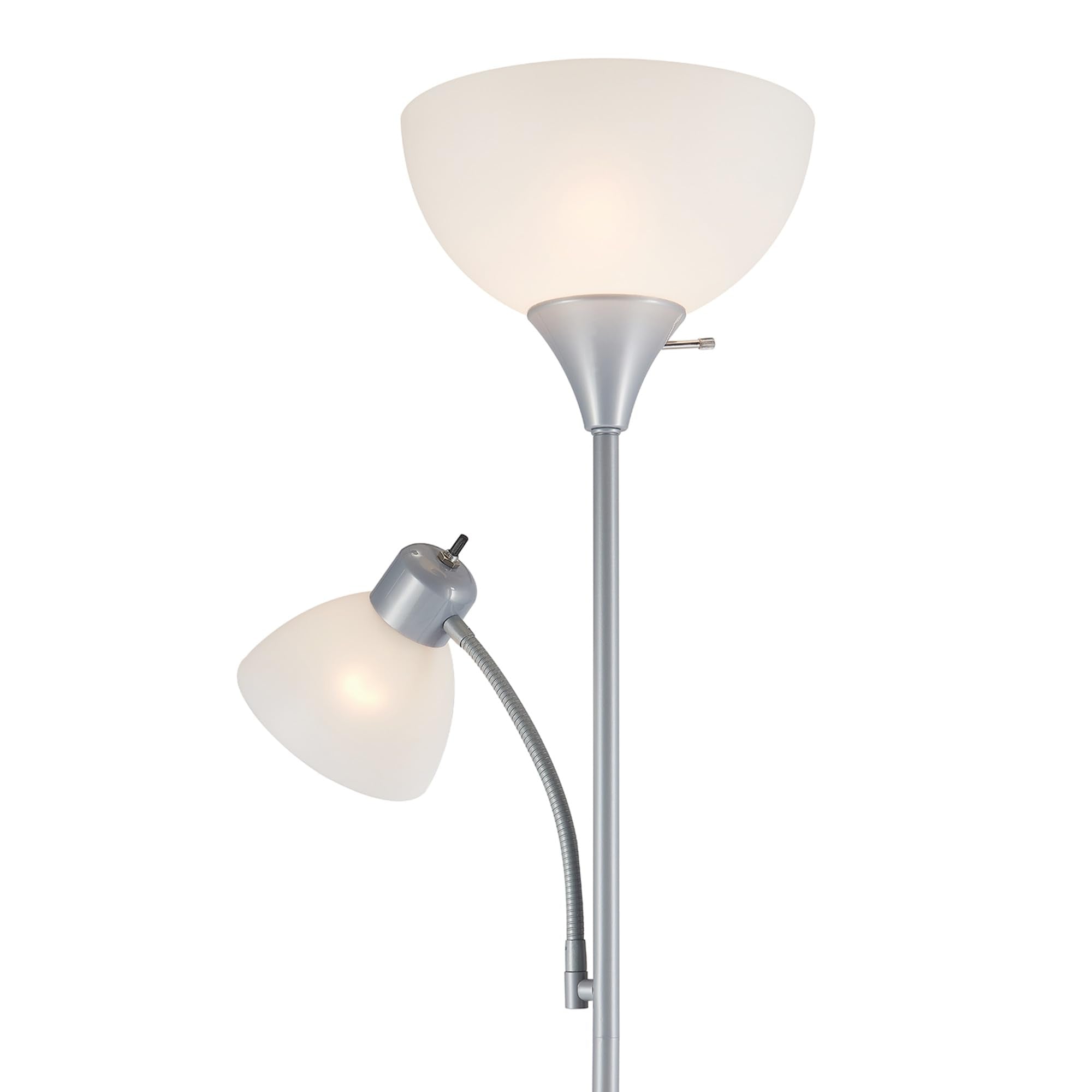 Globe Electric Delilah Floor Lamp with Adjustable Reading Light
