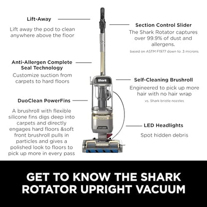 Shark Navigator Lift-Away Vacuum with Self-Cleaning Brushroll