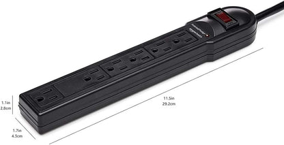 Amazon Basics Surge Protector Power Strip With LED Indicator