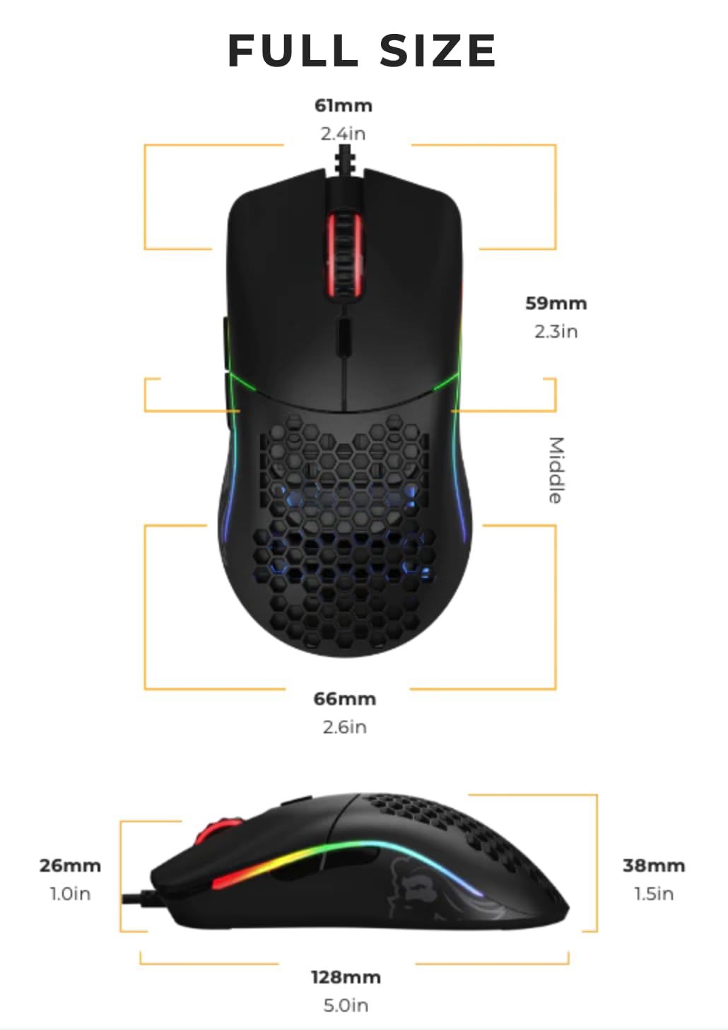Glorious Model O Superlight Gaming Mouse for Precision