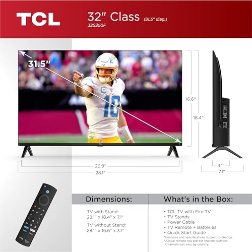 TCL 32 Inch 1080p Smart TV with Alexa Control