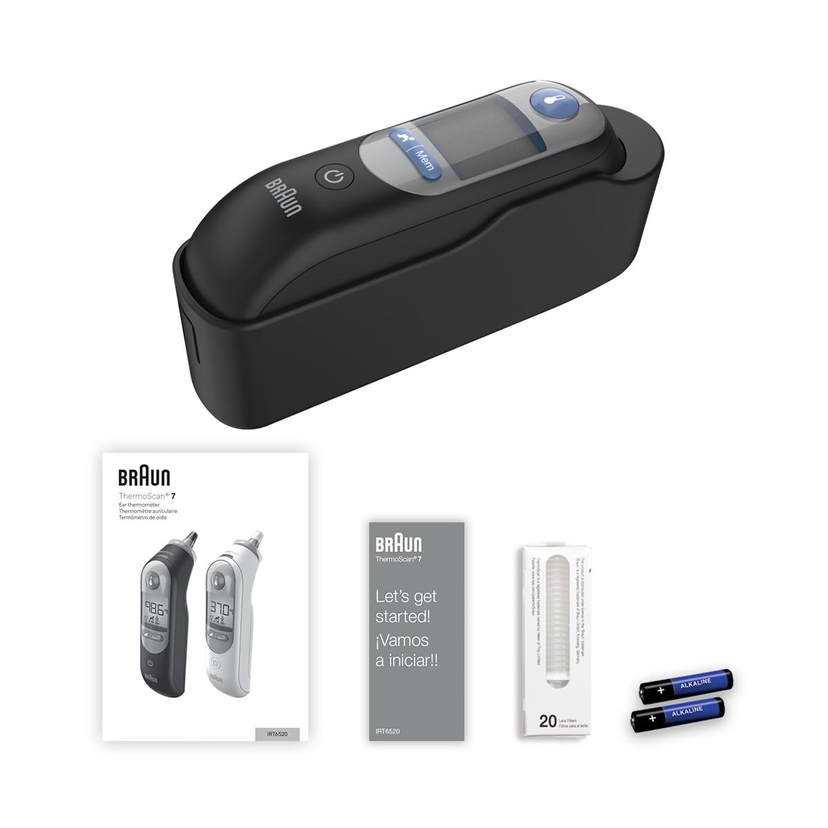 Braun ThermoScan 7 Ear Thermometer with Age Precision Guidance