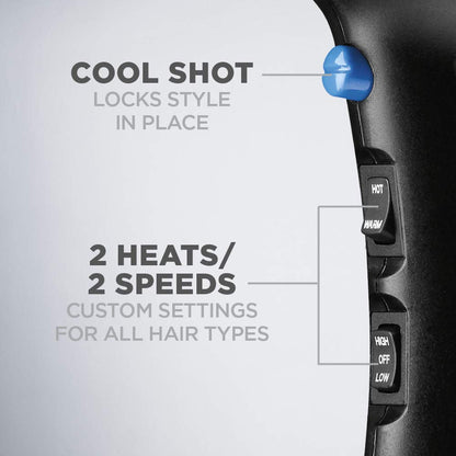 Conair Turbo Hair Dryer for Quick Volume Boost
