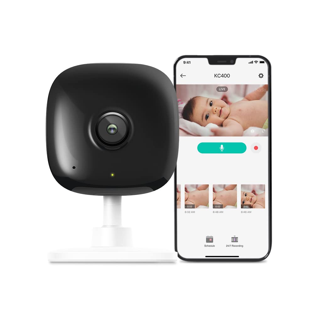Kasa Smart Security Camera with Night Vision and Two Way Audio
