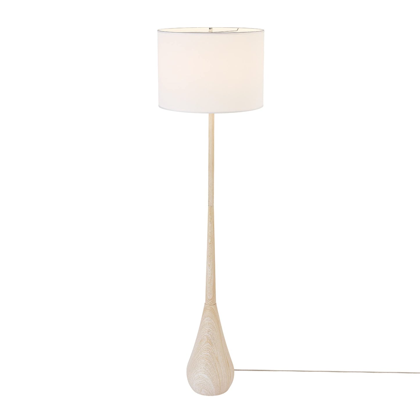 Modern 70 Inch Floor Lamp with Soft White Shade