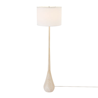 Modern 70 Inch Floor Lamp with Soft White Shade