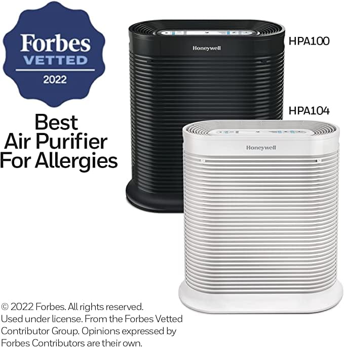 Honeywell HEPA Air Purifier for Large Rooms Reduces Allergens